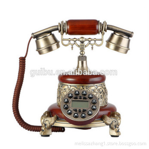 Rich And Honored Antique Style Jade Art Vintage Telephone